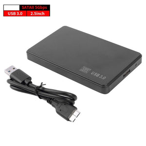 2.5 inch HDD SSD Case Sata to USB 3.0 2.0 Adapter Free 5 6 Gbps Box Hard Drive Enclosure Support 2TB HDD Disk For WIndows Mac OS