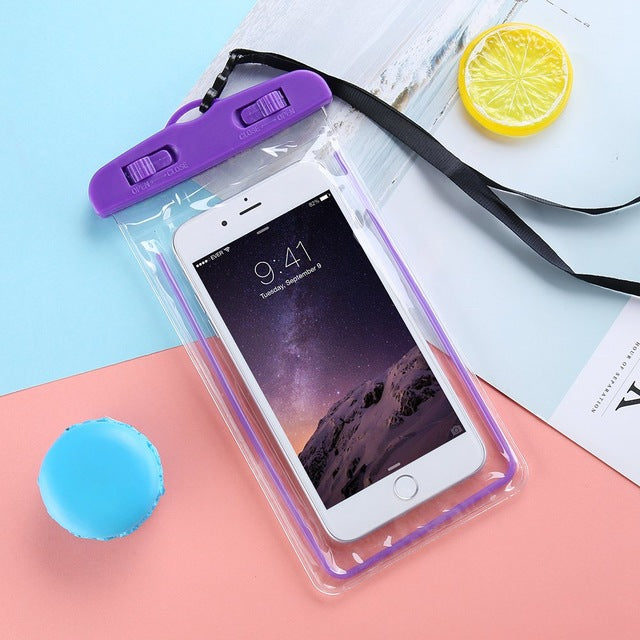 OLAF Waterproof Phone Case For iPhone 7 8 Plus X Xs Max XR Underwater Smartphone Pouch Bag Case For Samsung S8 S9 Dry Case Cover