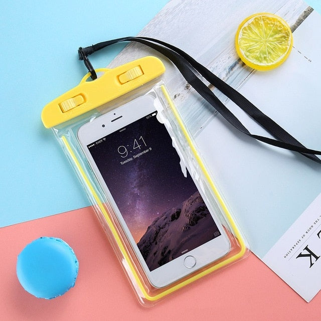 OLAF Waterproof Phone Case For iPhone 7 8 Plus X Xs Max XR Underwater Smartphone Pouch Bag Case For Samsung S8 S9 Dry Case Cover