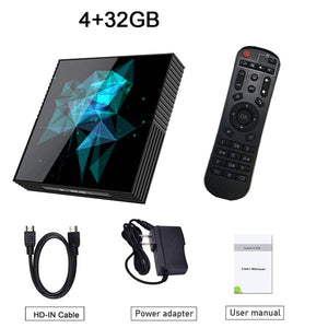 Tv box Android 9.0 A95X  Rockchip 4G 32GB 64GB Android box Bluethooth 2.4/5.0G WiFi Google Play Smart Android Tv box