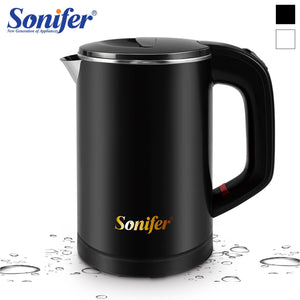 Mini Electric Kettle Stainless Steel Cordless Portable Teapot Pot