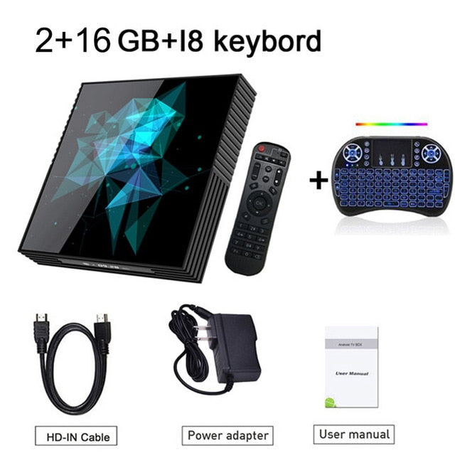 Tv box Android 9.0 A95X  Rockchip 4G 32GB 64GB Android box Bluethooth 2.4/5.0G WiFi Google Play Smart Android Tv box