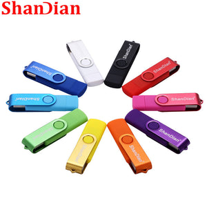 SHANDIAN USB flash drive OTG high Speed drive 64 GB 32 GB 16 GB 8 GB 4GB external storage double Application Micro USB Stick