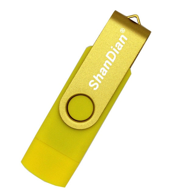 SHANDIAN USB flash drive OTG high Speed drive 64 GB 32 GB 16 GB 8 GB 4GB external storage double Application Micro USB Stick