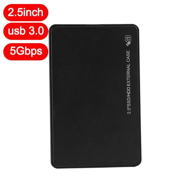 VKTECH HDD Case 2.5" SATA to USB 3.0 Adapter Hard Drive Enclosure For SSD Disk Case HDD Box USB 2.0 HD External HDD Enclosure