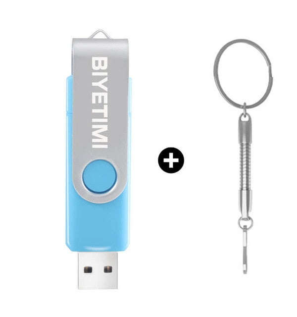 Biyetimi Multifunctional USB Flash Drive pendrive 64gb cle usb stick 32gb 16gb 8gb 4gb usb 2.0 Pen Drive for android/pc memoria