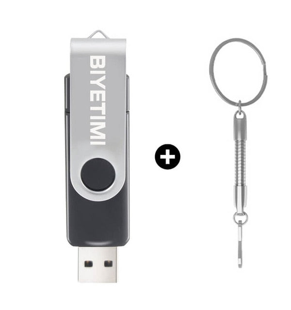 Biyetimi Multifunctional USB Flash Drive pendrive 64gb cle usb stick 32gb 16gb 8gb 4gb usb 2.0 Pen Drive for android/pc memoria