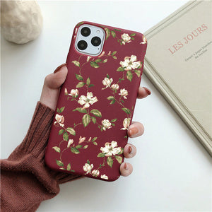 moskado Art Floral Daisy Phone Case For iPhone 11 X XR XS Max 6S 7 8 7Plus 5 Fashion Daisy Flower Case Soft TPU Back Cases Cover