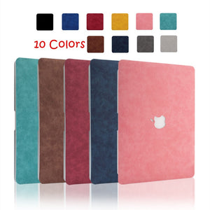 PU Leather Shell Skin Cover Case for Apple MacBook Pro and Air 11.6 12 13 13.3 15 16 inch Laptop 2019 2020 New A1932 A1706 A2141