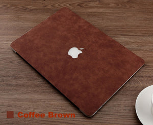 PU Leather Shell Skin Cover Case for Apple MacBook Pro and Air 11.6 12 13 13.3 15 16 inch Laptop 2019 2020 New A1932 A1706 A2141