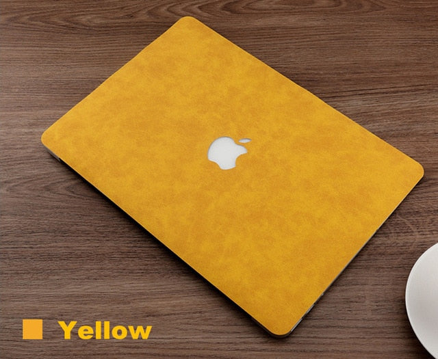 PU Leather Shell Skin Cover Case for Apple MacBook Pro and Air 11.6 12 13 13.3 15 16 inch Laptop 2019 2020 New A1932 A1706 A2141