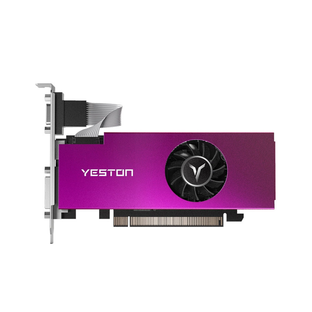 Yeston RX 550 RX550 4G D5 Graphic Card Video Card Radeon Chill PC 4GB Memory GDDR5 128Bit Graphics Card 6000MHz VGA HD DVI-D GPU