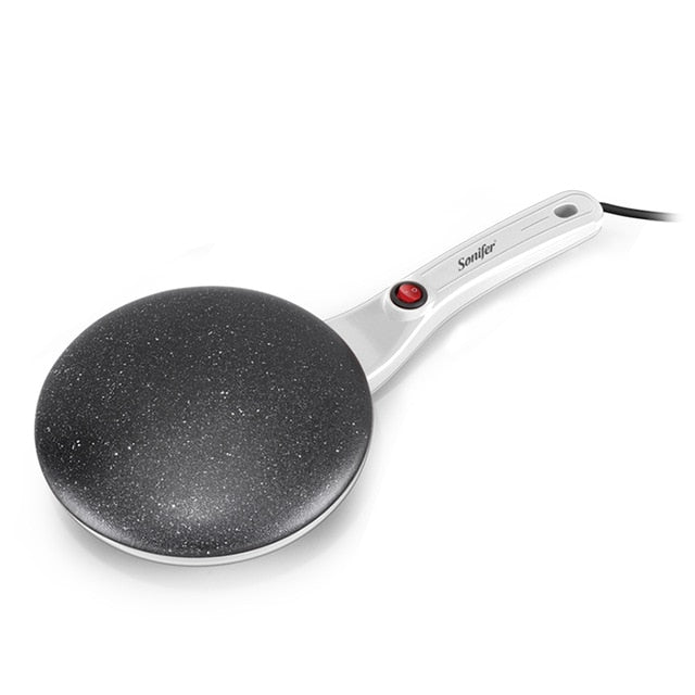 Fabricante de crepe elétrico pizza pancake máquina não-vara griddle cozimento pan bolo máquina cozinha cozinhar ferramentas sonifer