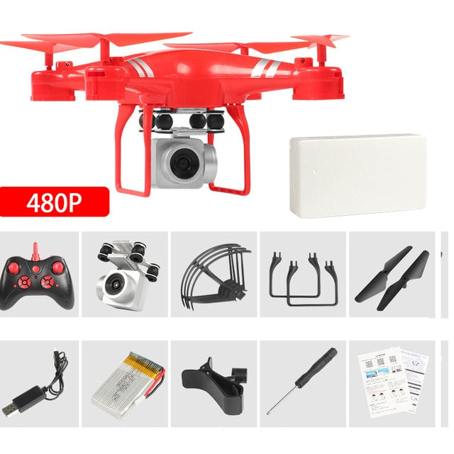 2020 New Drone 4k camera HD Wifi transmission fpv drone air pressure fixed height four-axis aircraft rc helicopter with camera