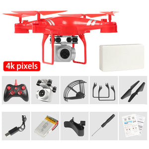 2020 New Drone 4k camera HD Wifi transmission fpv drone air pressure fixed height four-axis aircraft rc helicopter with camera