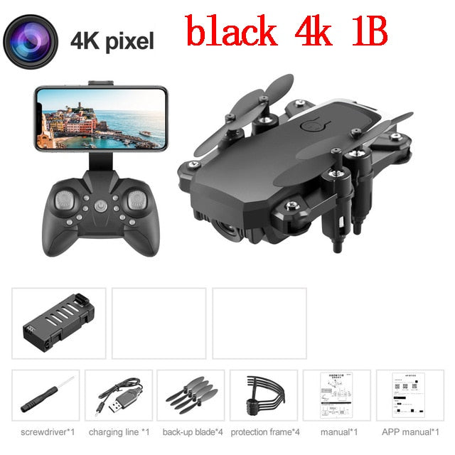 Drones With Camera Hd Wifi 4K drone Quadcopter Toys Rc Helicopter Remote Control 4ch Mini Drone 4K Profissional Toy