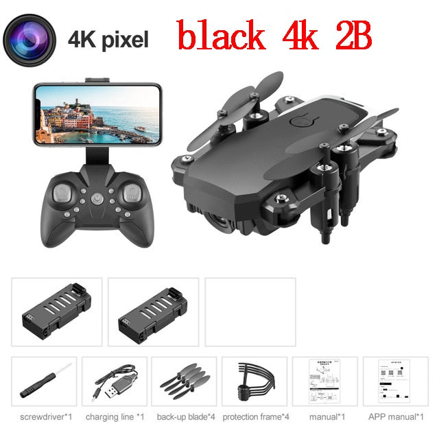 Drones With Camera Hd Wifi 4K drone Quadcopter Toys Rc Helicopter Remote Control 4ch Mini Drone 4K Profissional Toy