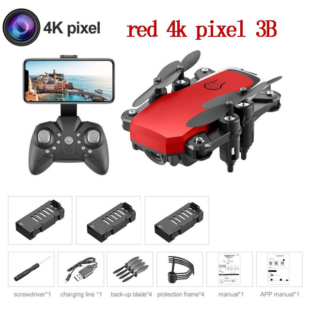 Drones With Camera Hd Wifi 4K drone Quadcopter Toys Rc Helicopter Remote Control 4ch Mini Drone 4K Profissional Toy