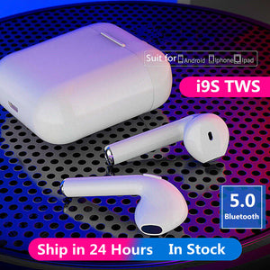 i9s Tws Mini Wireless Headphones Bluetooth 5.0 Earphone Air Earbuds Handsfree Headset with Charging Box For iPhone Huawei Xiaomi