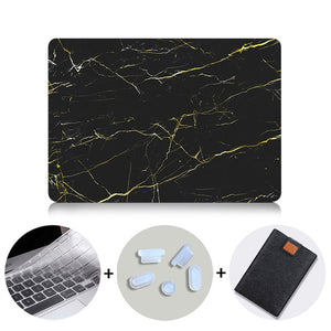 MTT Laptop Case For Macbook Air Pro Retina 11 12 13 15 16 Marble Cover for mac book 13.3 inch Touch Bar a1466 a1932 a2159 a2141