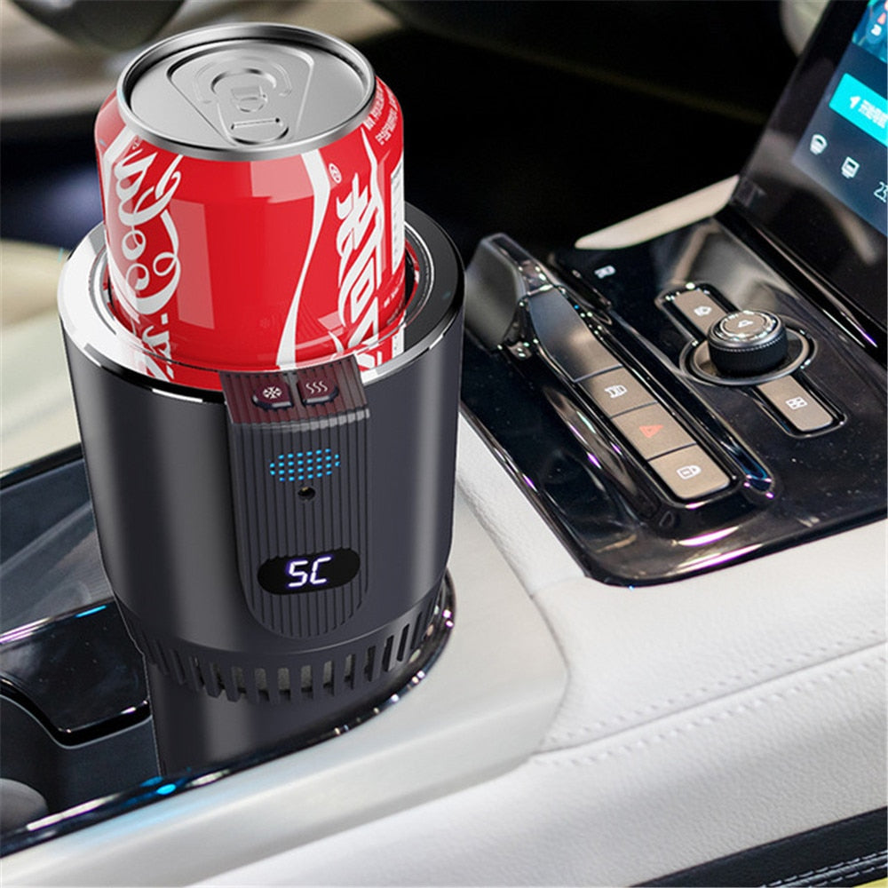 6 Star DC 12V  24V   Car Cup Warmer Cooler Smart Car Cup Car Heating and Cooling 2-in-1 Mug Holder Tumbler Cooling Beverage Cans