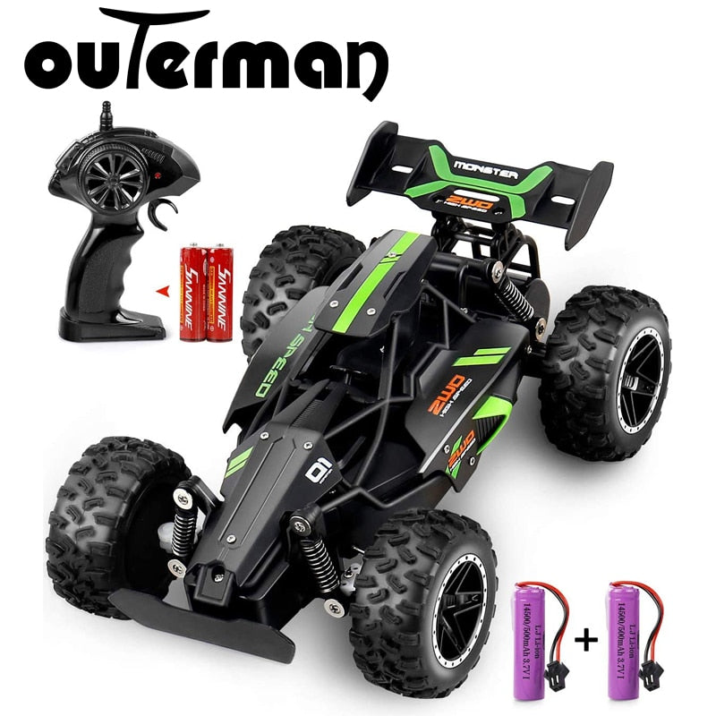 Outerman RC Car 1:18 Scale 2.4Ghz Remote Control RC High Speed Racing Car Electric Toy Car RC Auto Cars for Adults & Kids